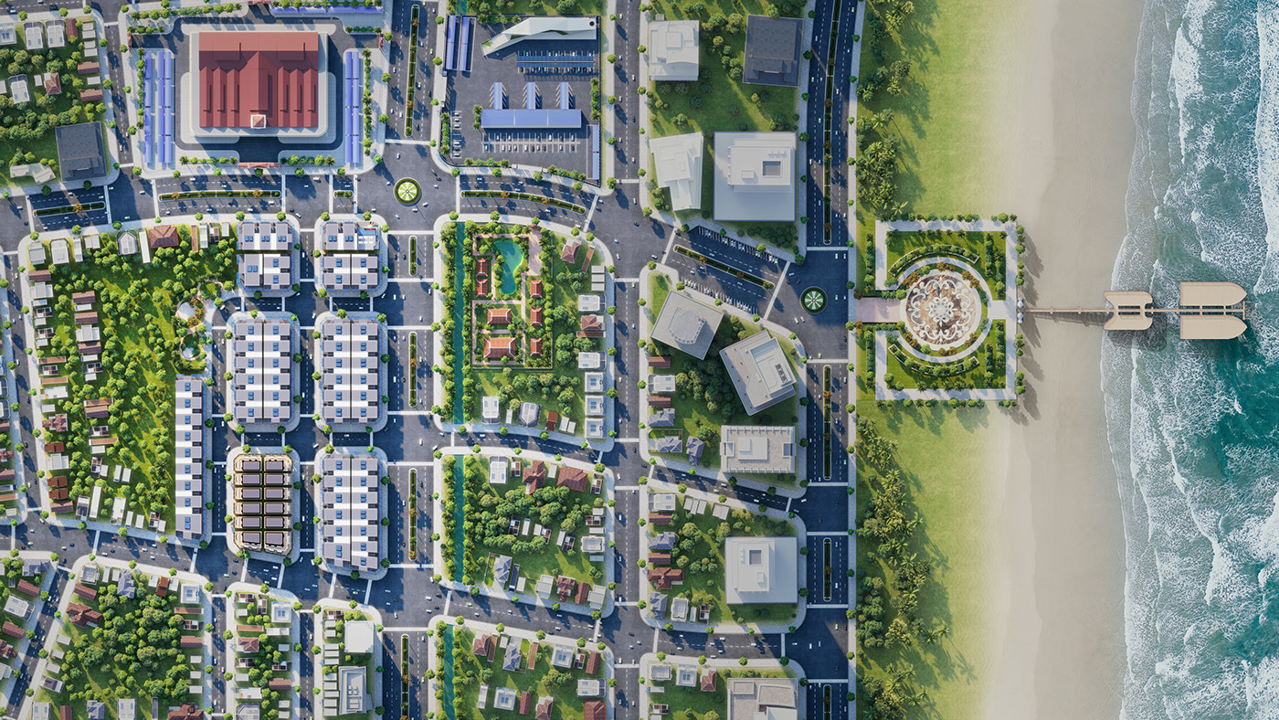 HOTEL DE MARE - مخطط VIETNAM MASS LAYOUT ومشروع الفندق